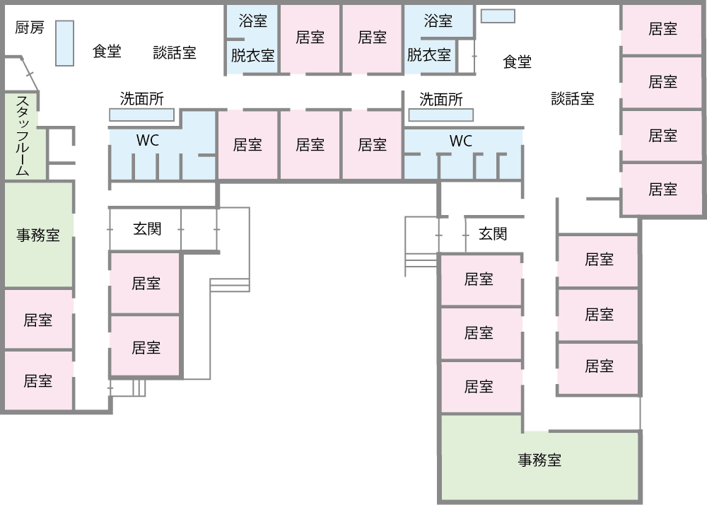 セルフ3号館平面図